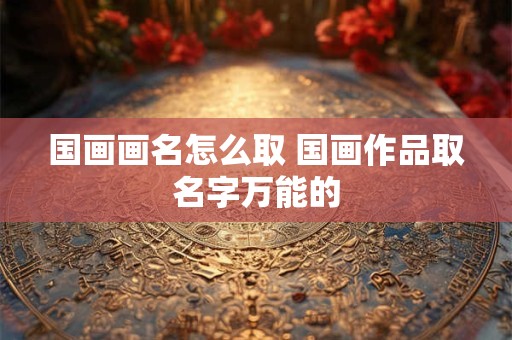 国画画名怎么取 国画作品取名字万能的