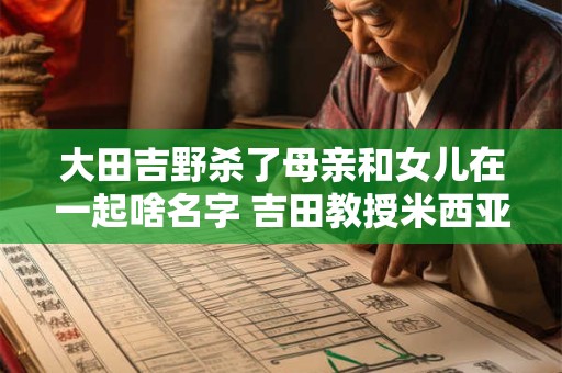 大田吉野杀了母亲和女儿在一起啥名字 吉田教授米西亚日剧叫什么名字