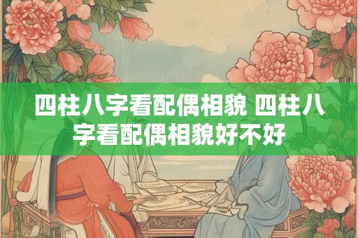 四柱八字看配偶相貌 四柱八字看配偶相貌好不好