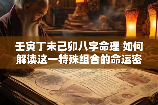 壬寅丁未己卯八字命理 如何解读这一特殊组合的命运密码