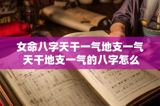 女命八字天干一气地支一气 天干地支一气的八字怎么样 女命八字天干一气地支一气 天干地支一气的八字怎么样