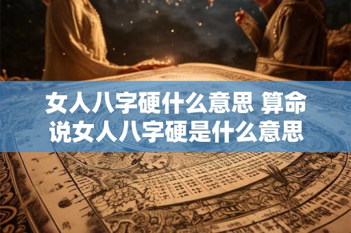 女人八字硬什么意思 算命说女人八字硬是什么意思