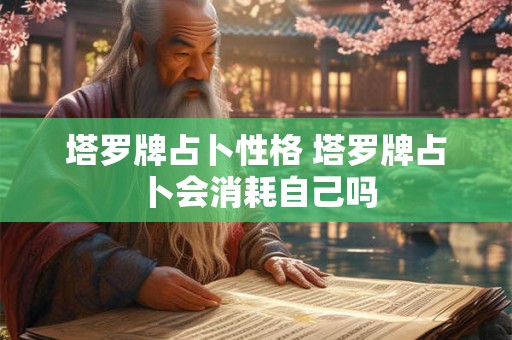 塔罗牌占卜性格 塔罗牌占卜会消耗自己吗
