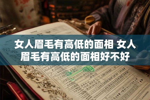 女人眉毛有高低的面相 女人眉毛有高低的面相好不好