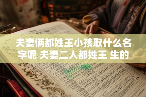 夫妻俩都姓王小孩取什么名字呢 夫妻二人都姓王 生的孩子取什么名字好