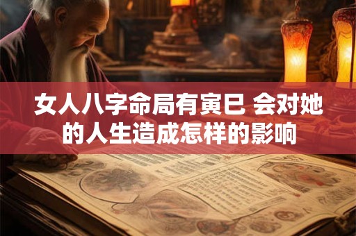 女人八字命局有寅巳 会对她的人生造成怎样的影响