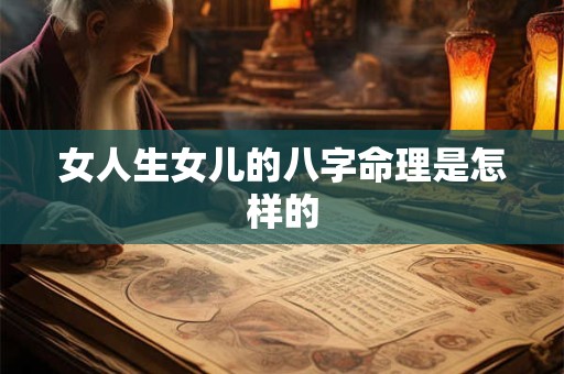 女人生女儿的八字命理是怎样的