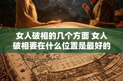 女人破相的几个方面 女人破相要在什么位置是最好的
