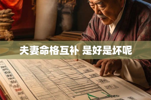 夫妻命格互补 是好是坏呢