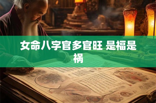 女命八字官多官旺 是福是祸