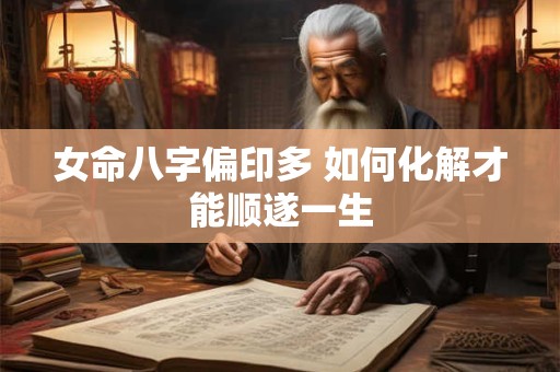 女命八字偏印多 如何化解才能顺遂一生