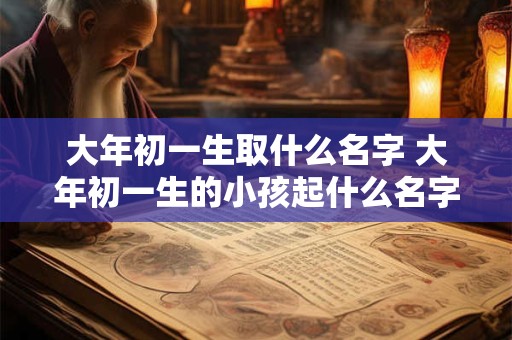 大年初一生取什么名字 大年初一生的小孩起什么名字好 大年初一生取什么名字 大年初一生的小孩起什么名字好