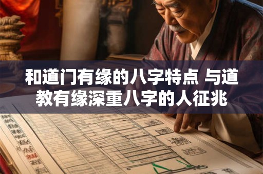 和道门有缘的八字特点 与道教有缘深重八字的人征兆