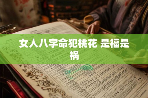 女人八字命犯桃花 是福是祸