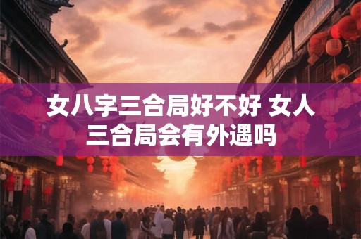 女八字三合局好不好 女人三合局会有外遇吗