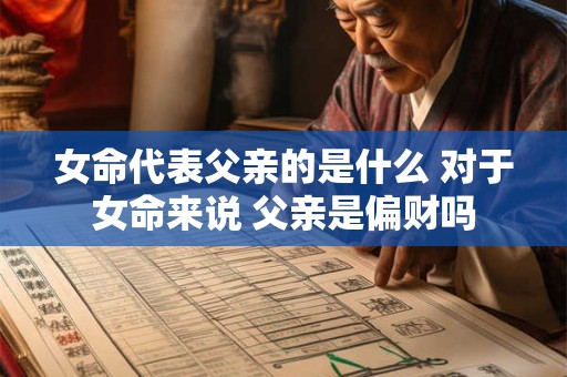 女命代表父亲的是什么 对于女命来说 父亲是偏财吗