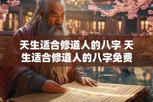 天生适合修道人的八字 天生适合修道人的八字免费