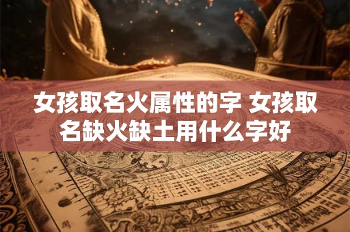 女孩取名火属性的字 女孩取名缺火缺土用什么字好