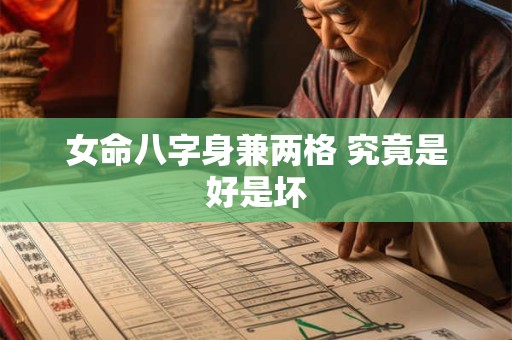 女命八字身兼两格 究竟是好是坏