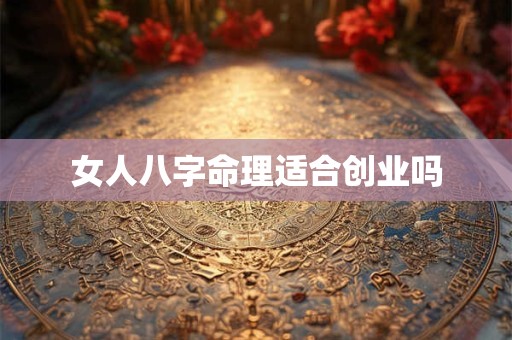 女人八字命理适合创业吗