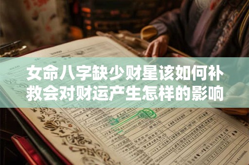 女命八字缺少财星该如何补救会对财运产生怎样的影响 女命八字缺少财星该如何补救会对财运产生怎样的影响