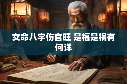 女命八字伤官旺 是福是祸有何详