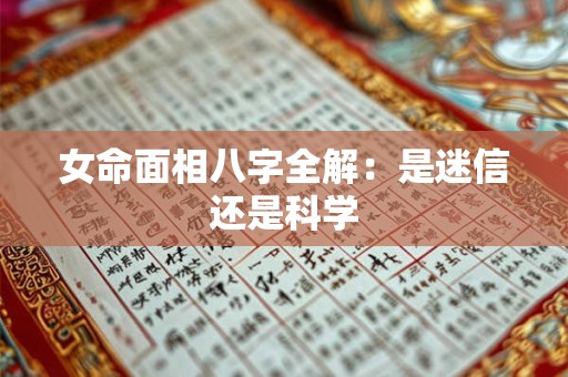 女命面相八字全解：是迷信还是科学