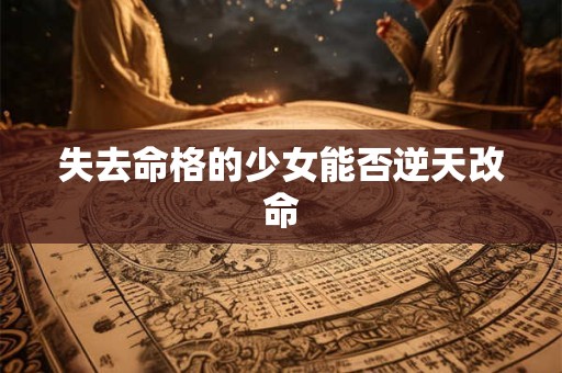 失去命格的少女能否逆天改命