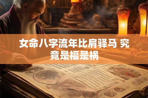 女命八字流年比肩驿马 究竟是福是祸