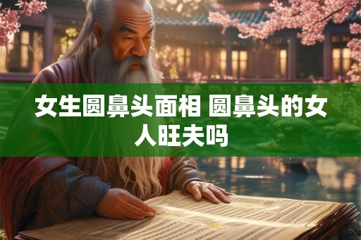 女生圆鼻头面相 圆鼻头的女人旺夫吗