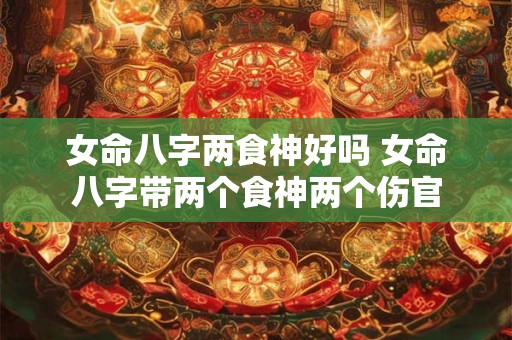 女命八字两食神好吗 女命八字带两个食神两个伤官