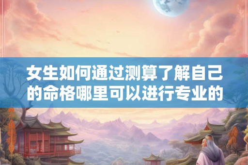 女生如何通过测算了解自己的命格哪里可以进行专业的命格测算呢