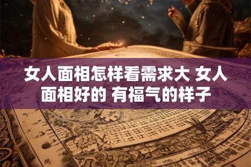 女人面相怎样看需求大 女人面相好的 有福气的样子