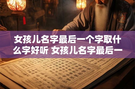 女孩儿名字最后一个字取什么字好听 女孩儿名字最后一个字取什么字好听点
