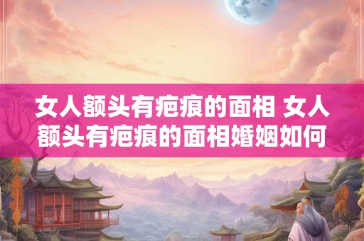 女人额头有疤痕的面相 女人额头有疤痕的面相婚姻如何
