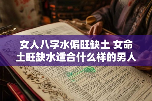 女人八字水偏旺缺土 女命土旺缺水适合什么样的男人
