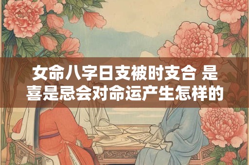 女命八字日支被时支合 是喜是忌会对命运产生怎样的影响