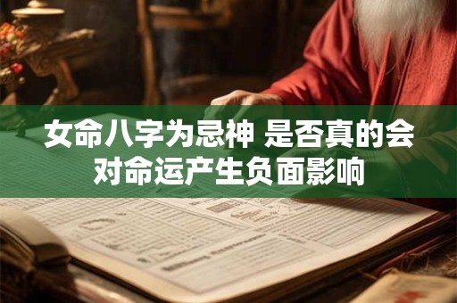 女命八字为忌神 是否真的会对命运产生负面影响