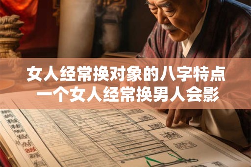 女人经常换对象的八字特点 一个女人经常换男人会影响怎么样