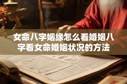 女命八字姻缘怎么看婚姻八字看女命婚姻状况的方法