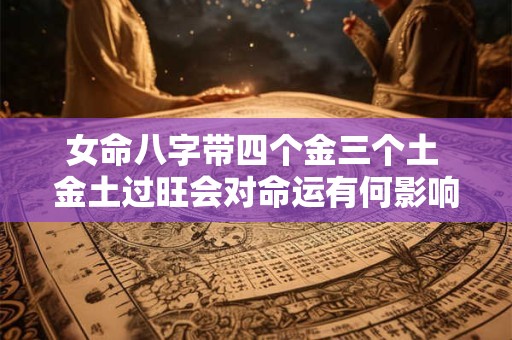 女命八字带四个金三个土 金土过旺会对命运有何影响