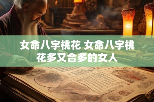 女命八字桃花 女命八字桃花多又合多的女人