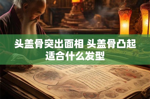 头盖骨突出面相 头盖骨凸起适合什么发型