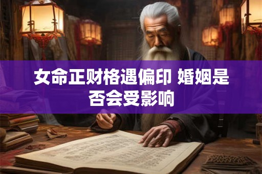 女命正财格遇偏印 婚姻是否会受影响