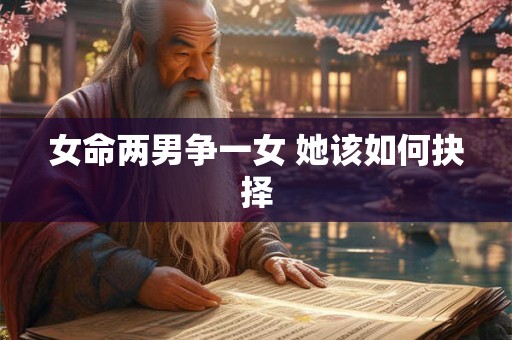 女命两男争一女 她该如何抉择 女命两男争一女 她该如何抉择