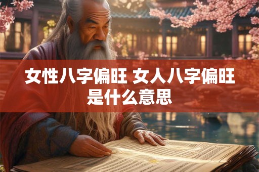 女性八字偏旺 女人八字偏旺是什么意思