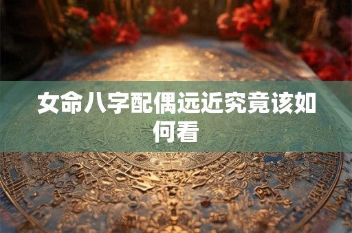 女命八字配偶远近究竟该如何看