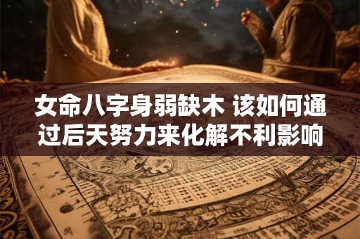 女命八字身弱缺木 该如何通过后天努力来化解不利影响