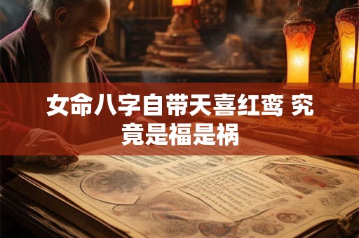 女命八字自带天喜红鸾 究竟是福是祸