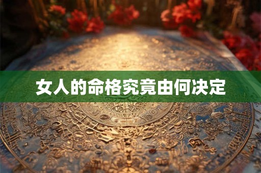 女人的命格究竟由何决定